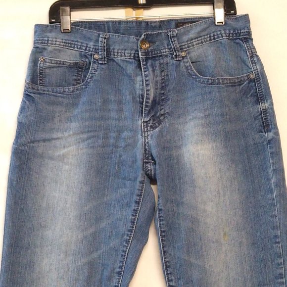 TK Axel Harwinton Low Rise Slim Straight Distressed Men 32x32 Jeans AX41005-57S - Picture 3 of 11